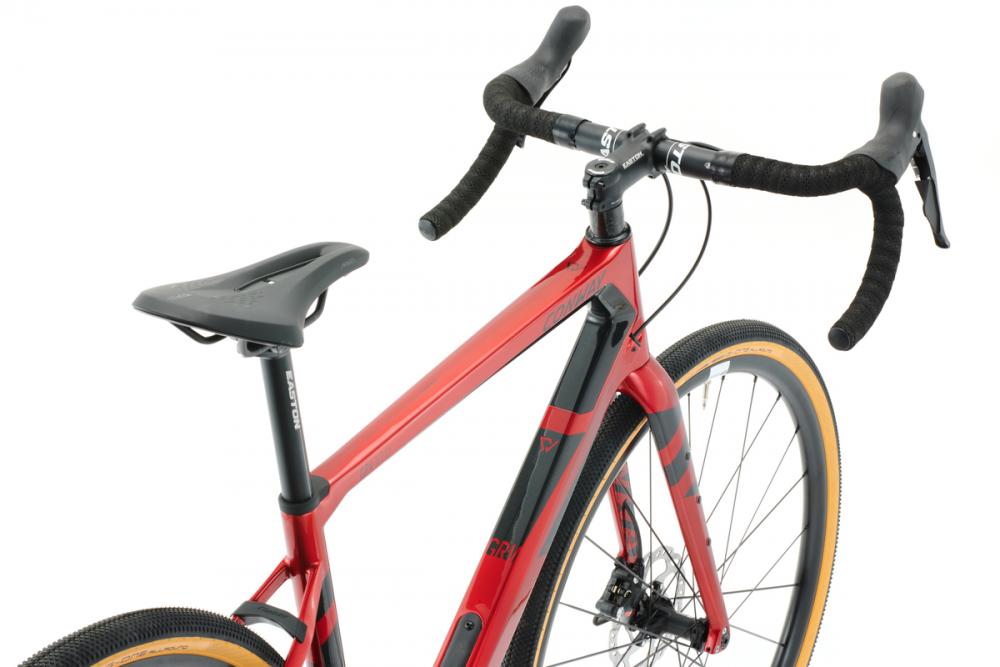 Conway GRV 10.0 Gravelbike - 28 Zoll L 49 cm Diamantrahmen red metallic black 22-Gang Shimano RX810 Mix für dynamische vielseitige Gravelperformance