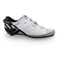 Sidi ROAD Shot 2S white/black 45 Weiß/schwarz - High-Performance Rennradschuh mit Carbonsohle