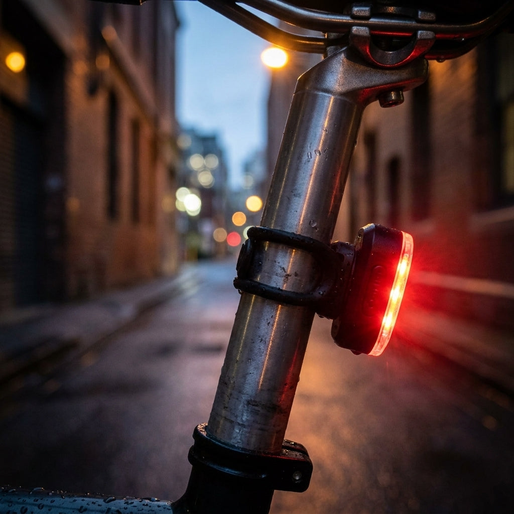 Schwarzer Knog Blinder Ersatzriemen (>32mm) für Fahrradlichter. Sichere Halterung für Blinder V und Mini-Blinder V. Fahrradzubehör.