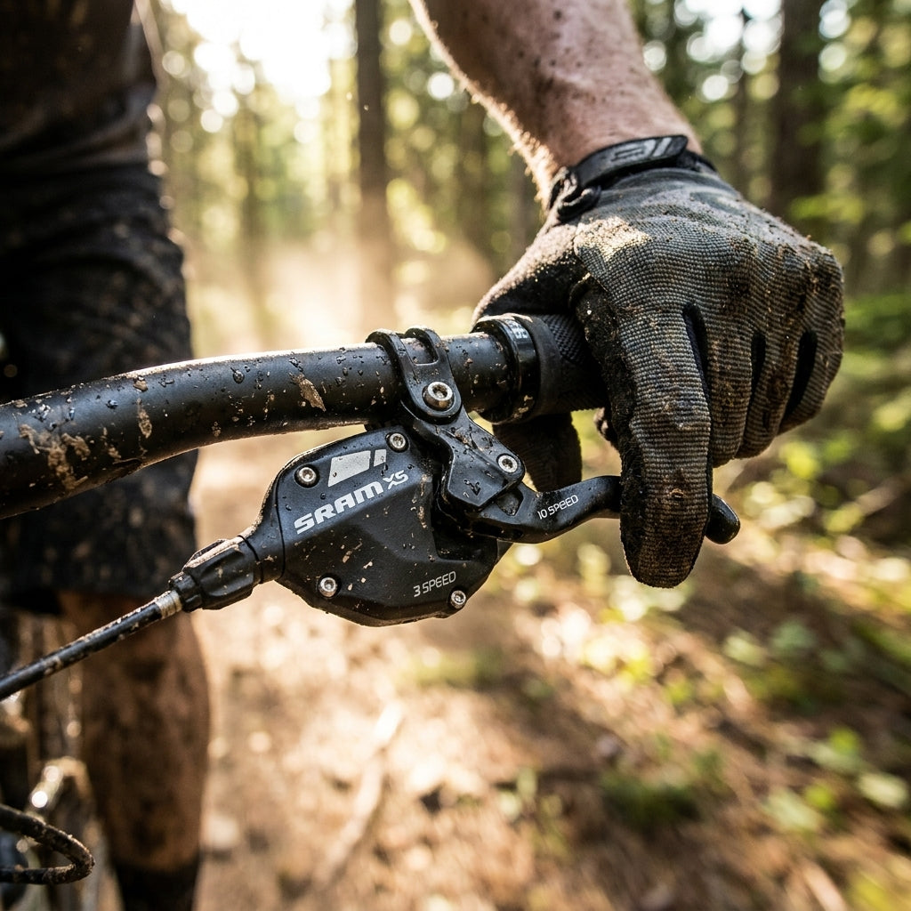 SRAM Trigger X.5 10-fach MTB Schalthebel für präzise Gangwechsel. Robustes Design für Mountainbikes und Trails.