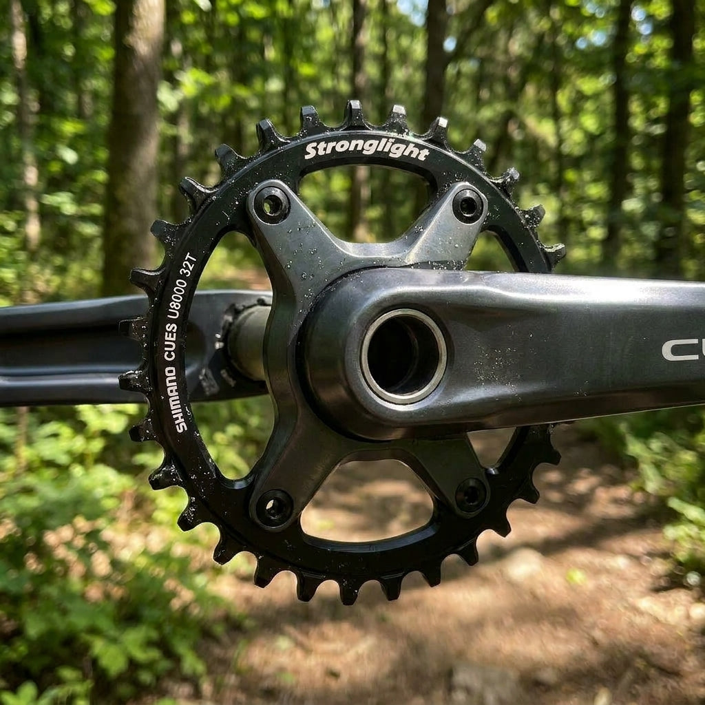 Stronglight Kettenblatt Shimano Cues U8000, 40T Narrow-Wide aus Aluminium. Für 1x9/10/11-fach Antriebe und MTB.