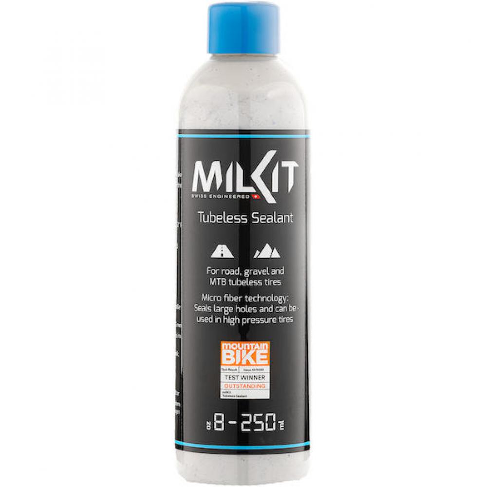 milKit DS4 Tubeless Dichtmilch 250 ml für Rennrad, Gravel und MTB Reifen.