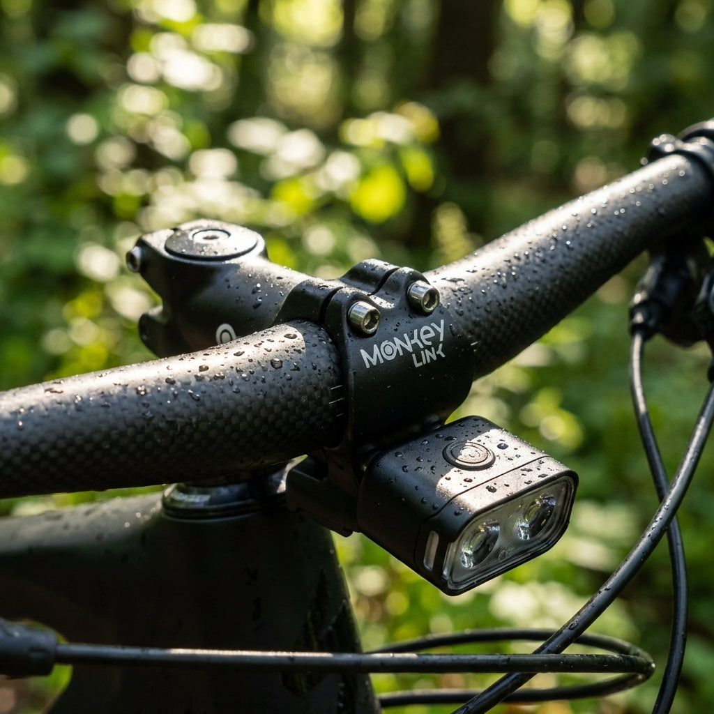 Monkey Link AS-ML3 75mm Vorbau schwarz für MTB und E-Bike. Robuster Ahead-Vorbau mit magnetischer Zubehör-Aufnahme.