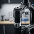 FOX Decal Bomber Inline Rebound, 35mm silber. Präzises Tuning für FOX/Marzocchi Federgabeln. Optimiert Mountainbike Fahrwerk.