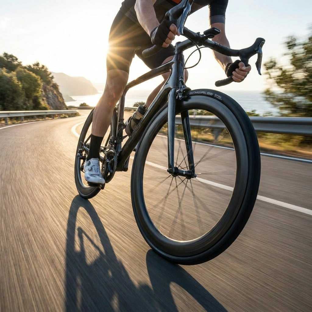 Schwalbe Schlauch SV15L Extralight für Rennrad und Trekkingbike. Leichter Fahrradschlauch 28 Zoll mit 60mm Ventil.