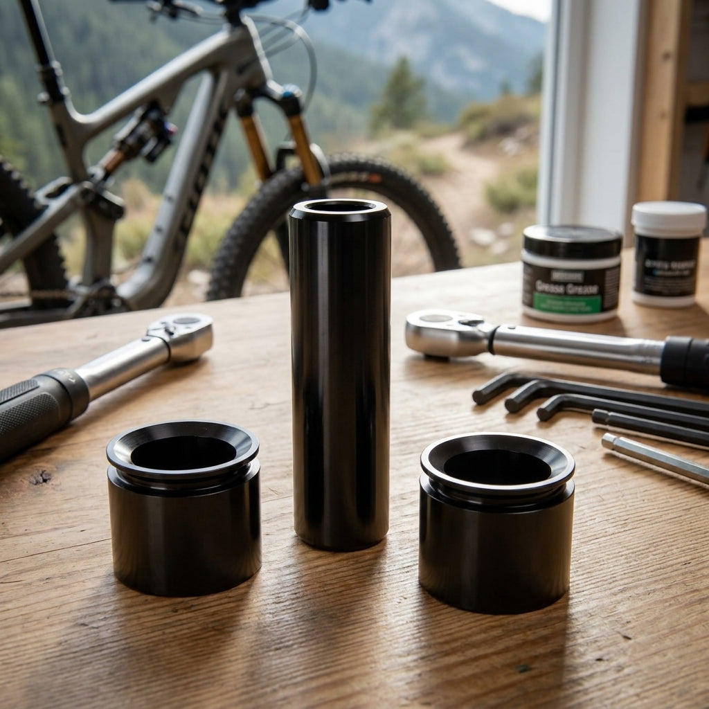 RockShox Dämpfer Befestigungshardware 8x42.2 für Mountainbikes. Präzise Ersatzteile für Federbein Wartung und Performance.