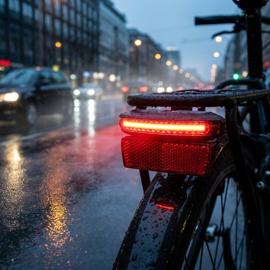 Trelock LS 655 COB LINE SIGNAL LED Dynamo-Rückleuchte. StVZO-zugelassenes, helles Fahrrad-Rücklicht für maximale Sicherheit.