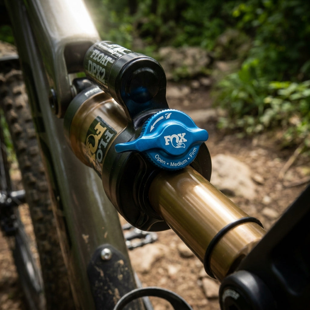 FOX Damping Adjust Part 3pos Knob für Float DPX2 Federbein. Schnelle 3-Positionen Dämpfungsverstellung für dein Mountainbike.
