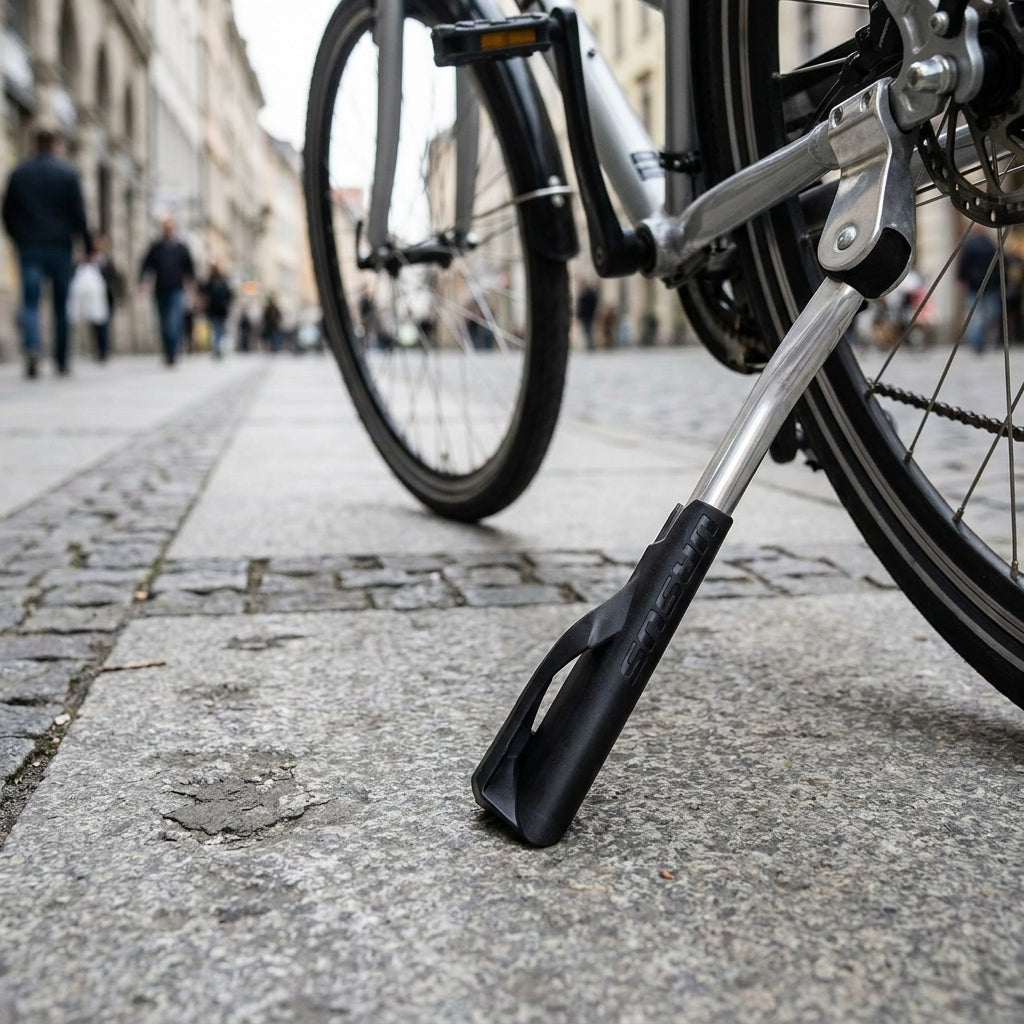 Ursus Kunststofffuß Wave schwarz für 28 Zoll Fahrradständer. Robust, modern und sorgt für stabilen Stand.