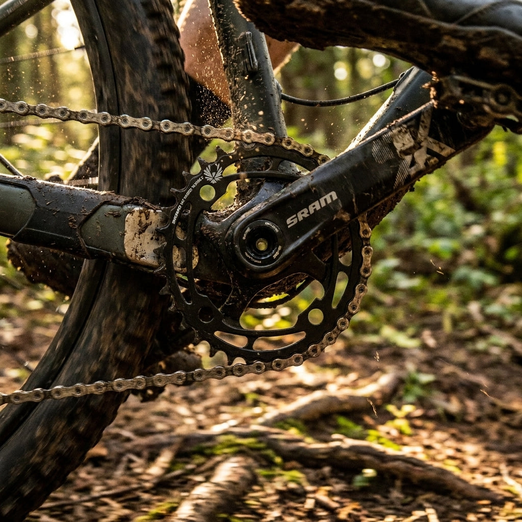 SRAM X-Sync Eagle 34T Stahl Kettenblatt für MTB. Robust, präzise, ideal für Trail, All-Mountain, Enduro. Optimale Kettenführung.