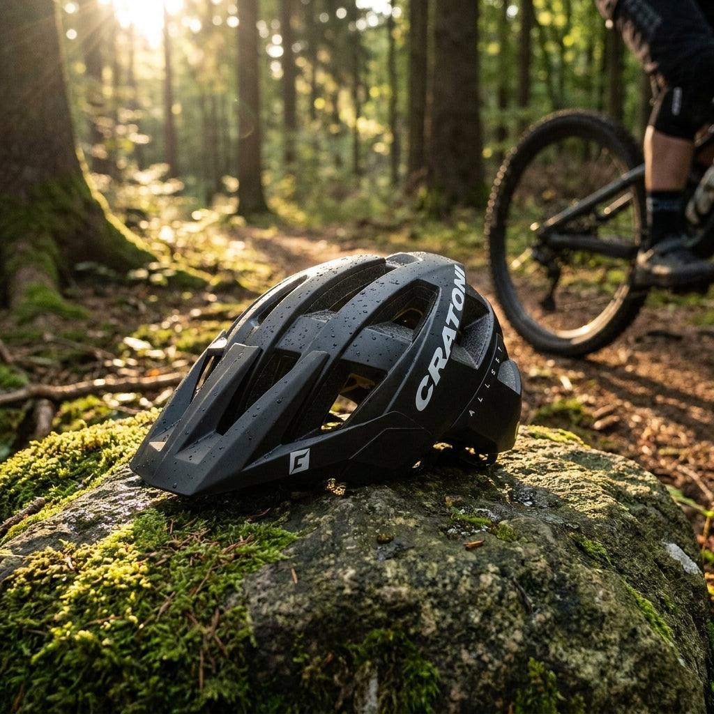 Cratoni AllSet MIPS MTB Fahrradhelm schwarz matt. Leichter, komfortabler Helm für Mountainbiker mit Top-Design und Sicherheit.