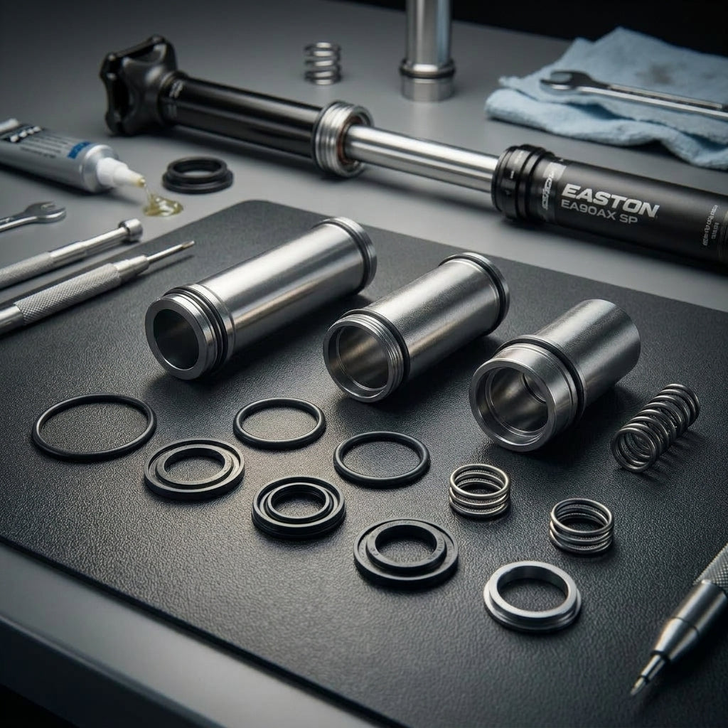 FOX Service Set Upper Post Assy 27,2mm 50mm Hub. Präzises Wartungskit für FOX/Easton Teleskopstütze. Fahrrad-Performance.