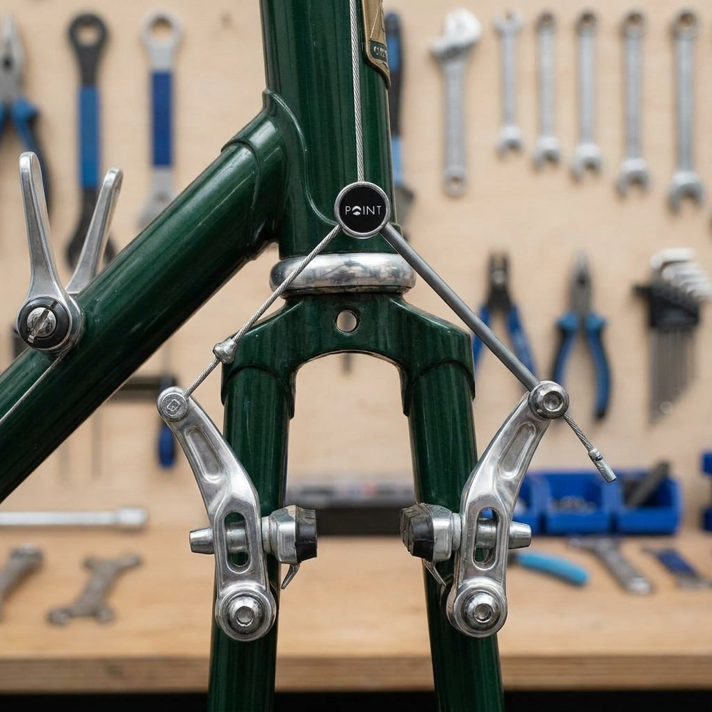 Point Verbindungskabel Y-Typ 84mm für Cantilever-Fahrradbremsen. Hochwertiger, verzinkter Stahl für sicheres Bremsen.