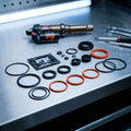 FOX Seal Kit 2023 DHX Rebuild: Original Dichtungssatz für optimale Dämpfer-Performance und lange Lebensdauer. Fahrrad Wartung.