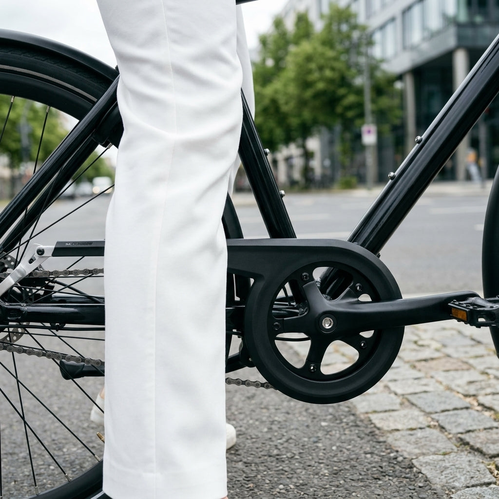 SKS Chainbow Kettenschutz schwarz für 46-48 Zähne. Robuster Fahrrad Kettenschutz aus Kunststoff und Aluminium für Kettenschaltung.