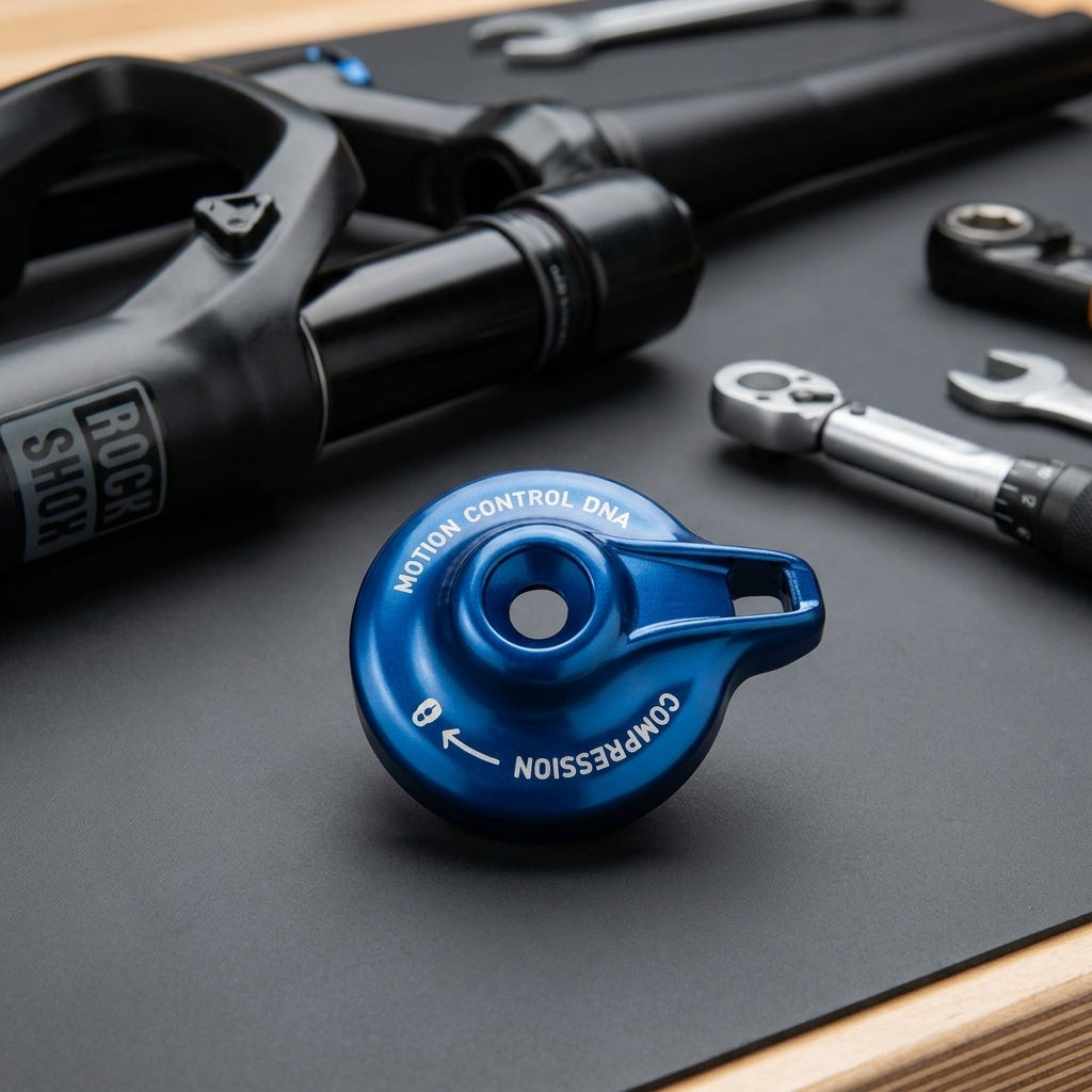 RockShox Compression Knob Kit für Sid A RL/Rev. RLA1-A3 (2012-2016) Federgabeln. Präzises Ersatzteil.