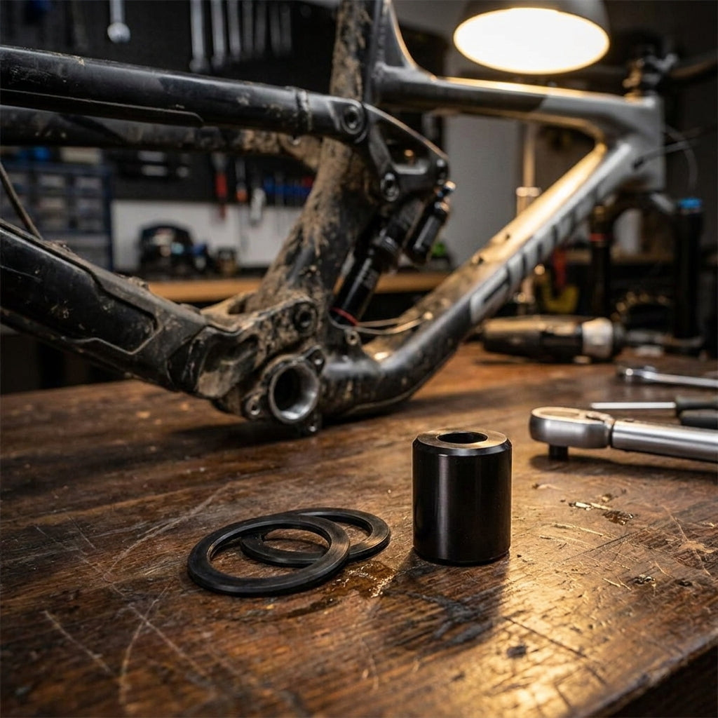 RockShox Dämpfer Befestigungshardware 3-teilig, 1/2" 6x24.0. Original Ersatzteil für präzise Mountainbike Federung.