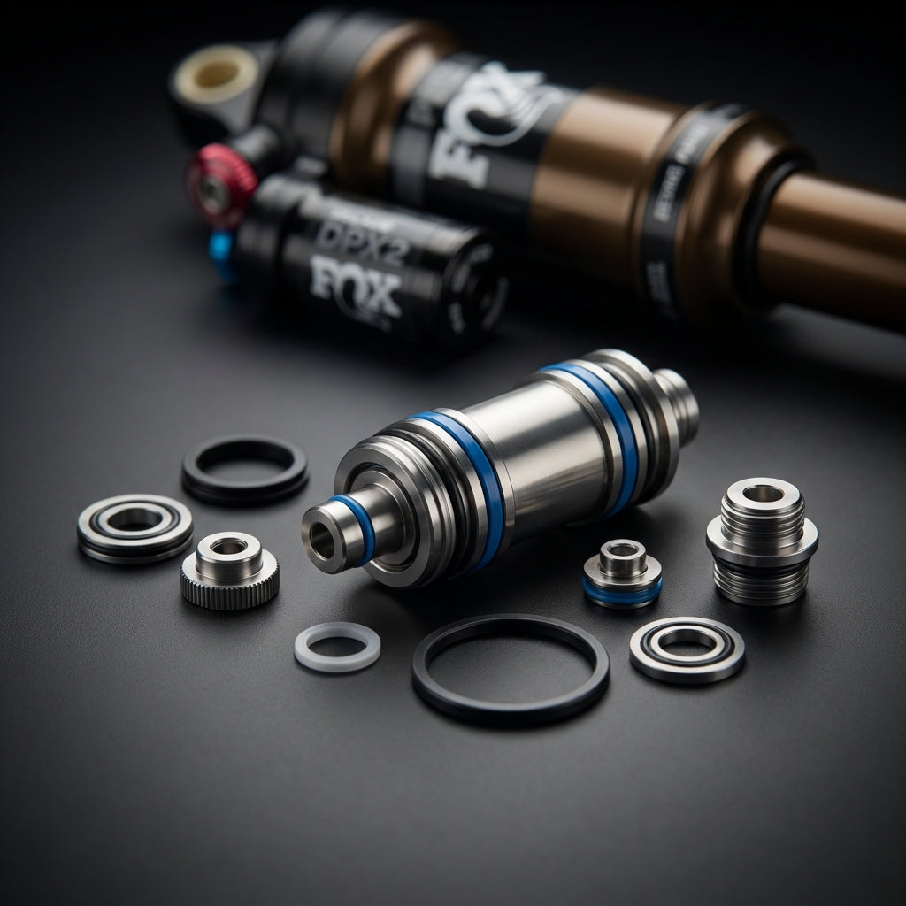 FOX Service Set Damping Adj Assy DPX2 Base Valve für präzise Dämpfungsjustage. Optimale Funktion für FOX DPX2 Dämpfer.