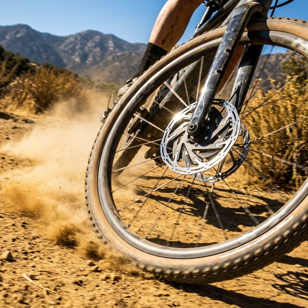 SRAM Centerline XR Rounded Centerlock 160 mm Bremsscheibe am MTB. Leise, kontrollierte Bremsperformance auf Trail.