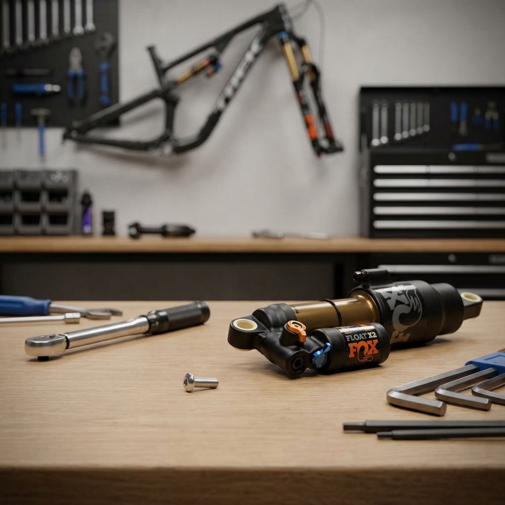 FOX Kit M3x8mm Befestigungsschrauben für Float X2 Float X Dämpfer. Präzises Fahrwerks-Tuning für Mountainbikes.