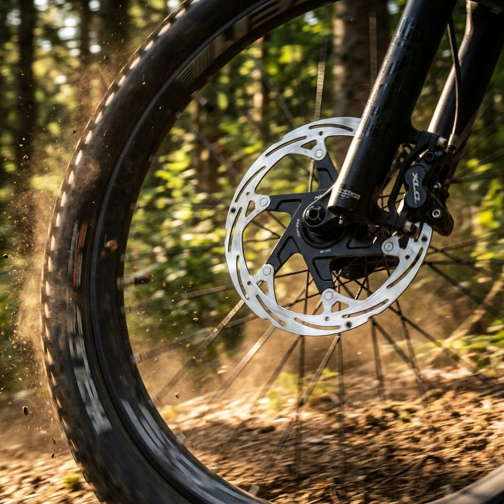 XLC Bremsscheibe BR-X82 Centerlock 180mm silber für Mountainbike und CityTrekking. Robust, präzise, stylisch.