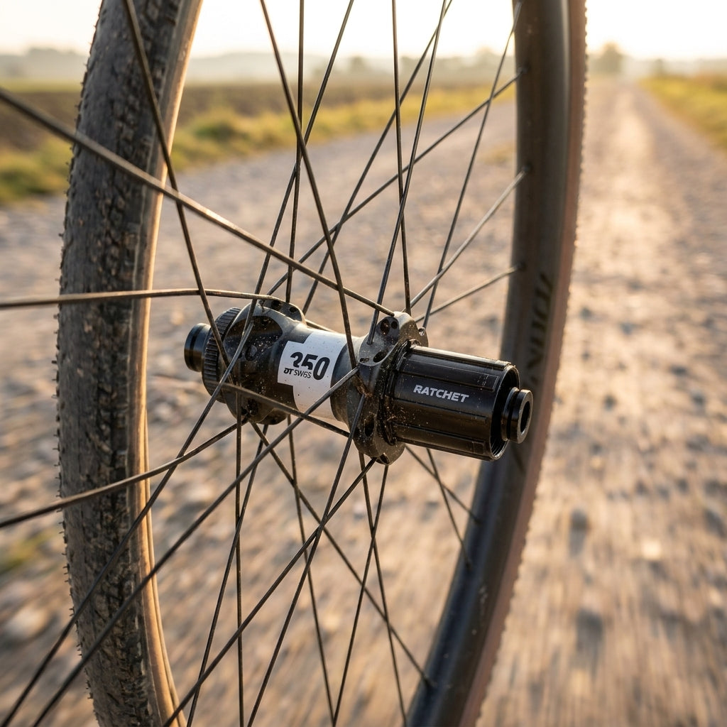 DT Swiss Road HR 350 Straightpull Hinterradnabe schwarz, 24 Loch. Zuverlässige Nabe für Rennrad und Gravel mit Ratchet System.