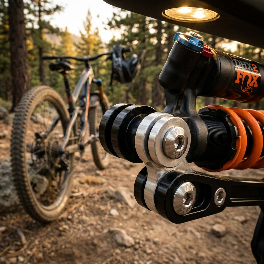 FOX Kit Mounting Hardware 8mm 16.46mm für präzise Dämpferbefestigung am Mountainbike. Optimiert Fahrwerks-Performance.
