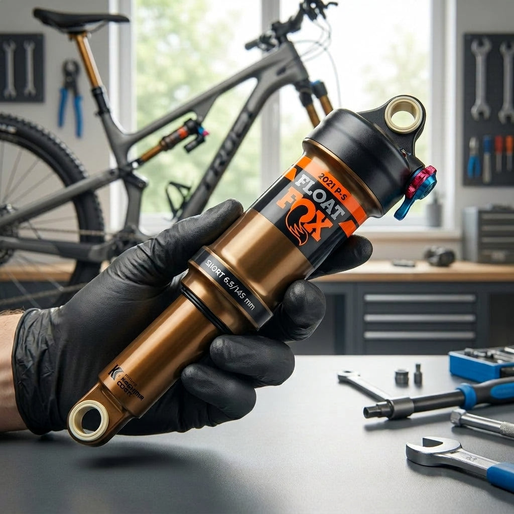 FOX Decal 2021 P-S FLOAT DPS Dämpfer Aufkleber 6.5/145 mm. Erneuert Optik und schützt den Fahrrad Dämpfer.