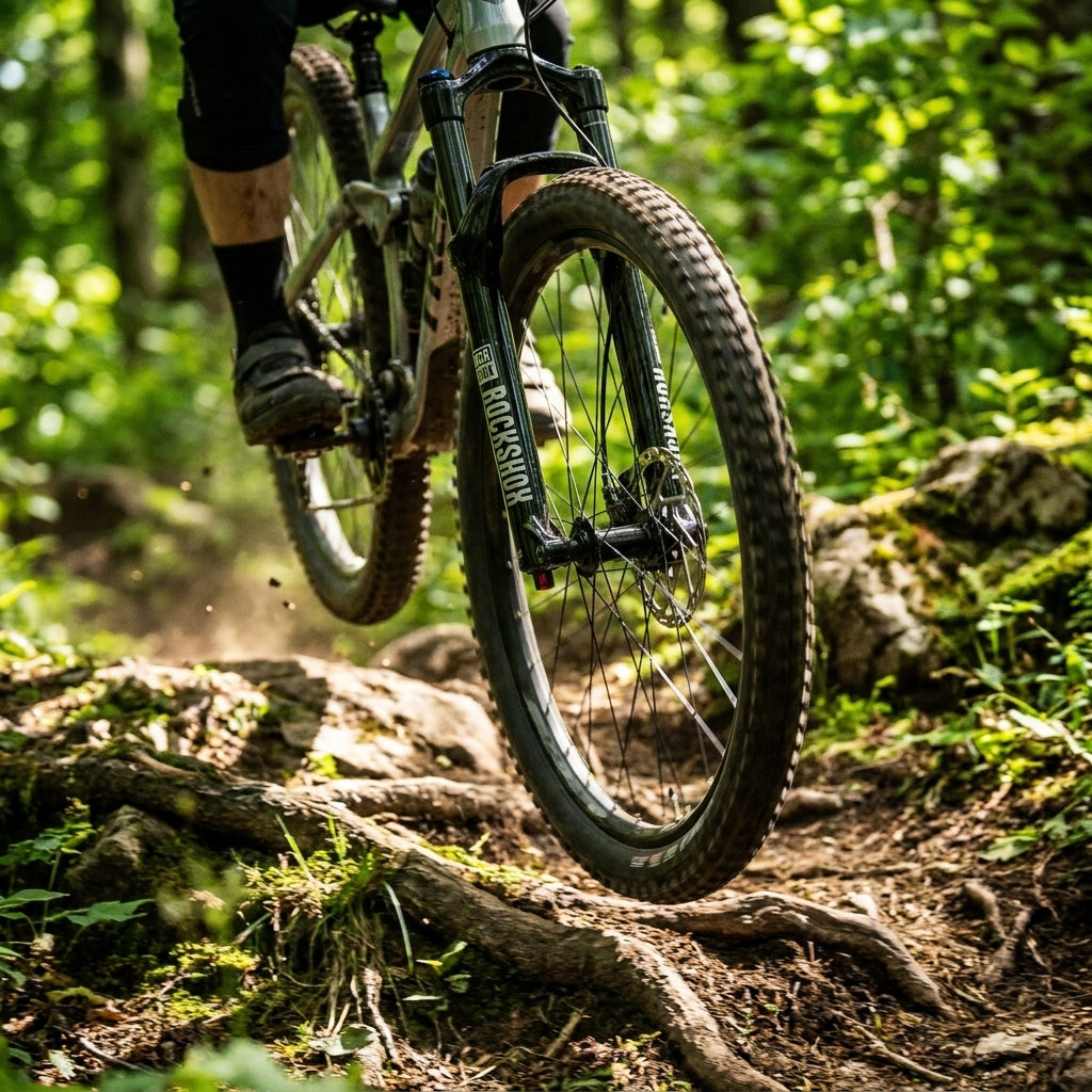 RockShox Recon Silver RL Federgabel, 120mm Federweg, 27.5 Zoll, schwarz. Robuste Mountainbike-Gabel für Trails.