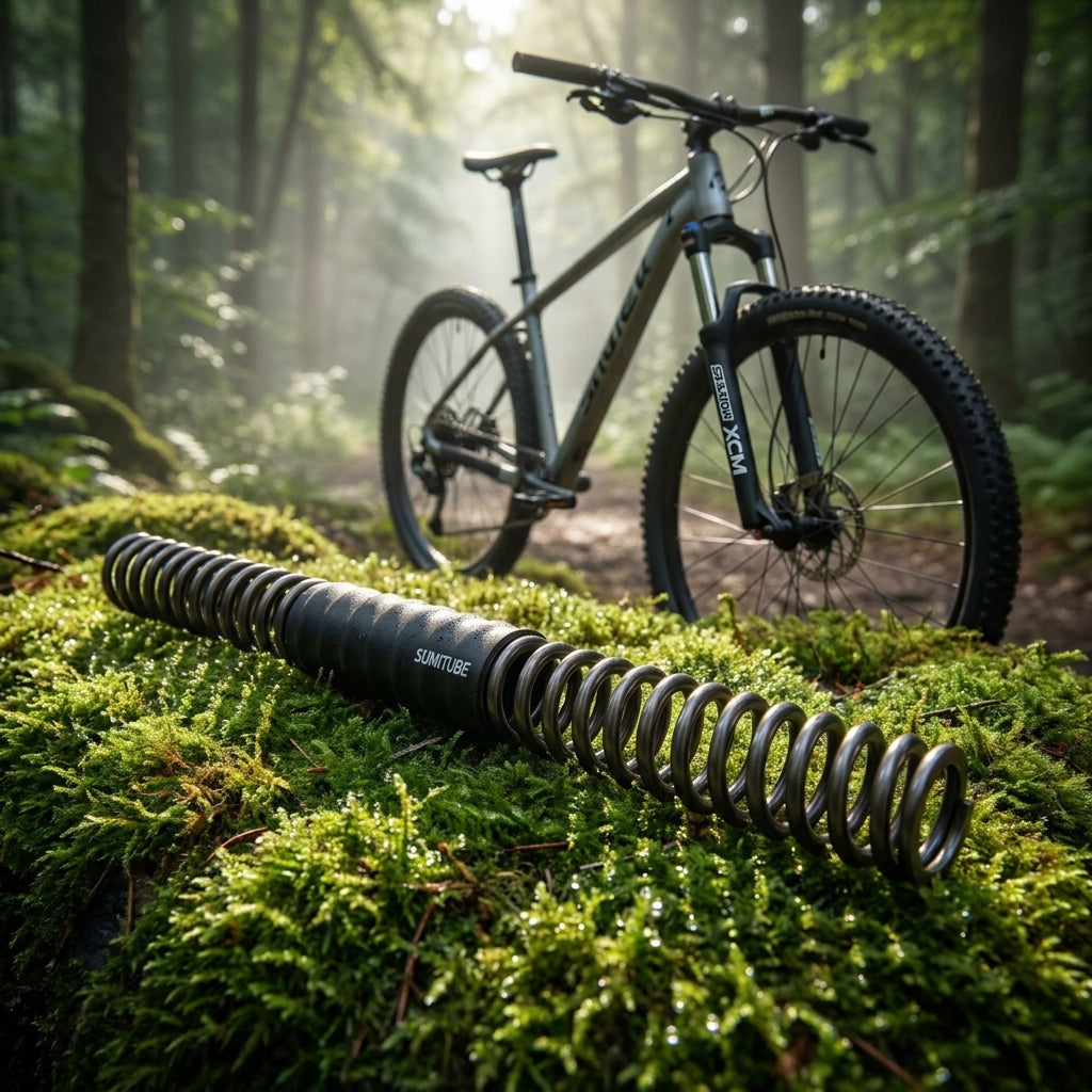 SR-Suntour Spiralfeder weich für SF18 XCM-ATB 27.5/29 Zoll. Hochwertiges Ersatzteil für sanfte Mountainbike Federung und mehr Fahrkomfort.