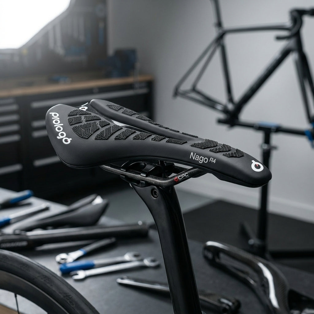 Prologo Nago R4 CPC Sattel 137mm schwarz: leichter, ergonomischer Hochleistungssattel für Rennrad & MTB mit CPC-Technologie.