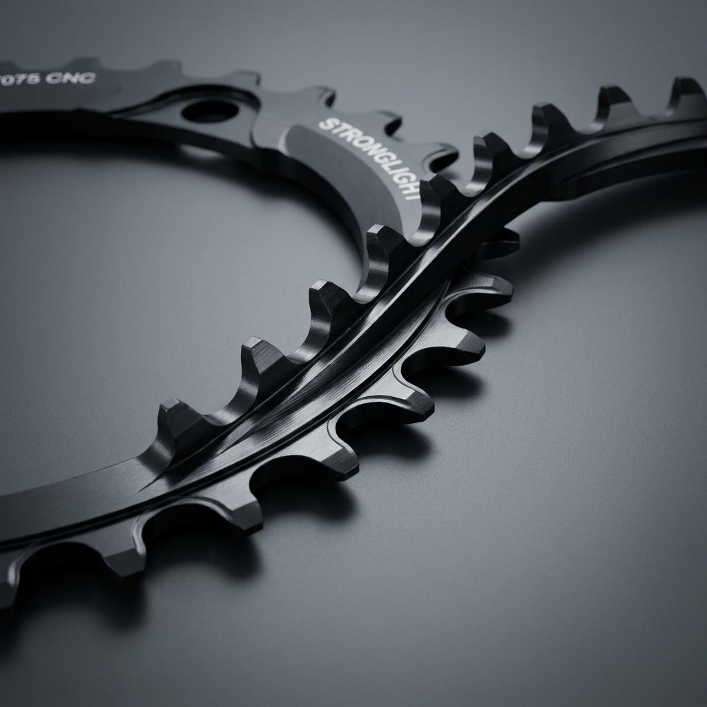 Stronglight 7075 Rennrad Kettenblatt für Campagnolo 11-fach Antriebe. Hochwertiges 42Z Aluminium Kettenblatt für maximale Präzision.