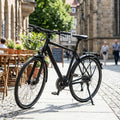 Hebie FOX L Hinterbauständer: universeller, stabiler Fahrradständer für 26-28 Zoll Fahrräder, passend für diverse Rahmenformen.