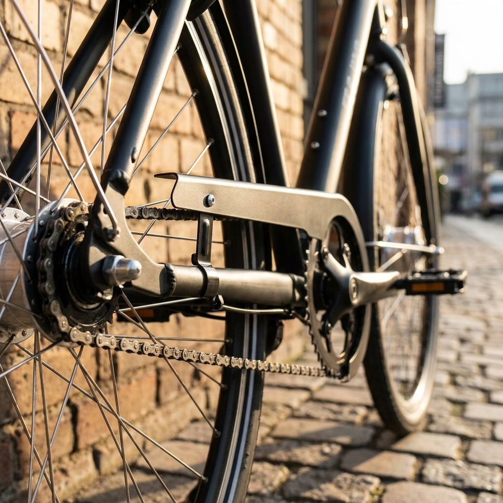 Horn Kettenschutz Befestigungssatz B0244/3, schwarz, für 44er Kettenblatt. Hochwertiges Fahrradzubehör für sicheren Halt.