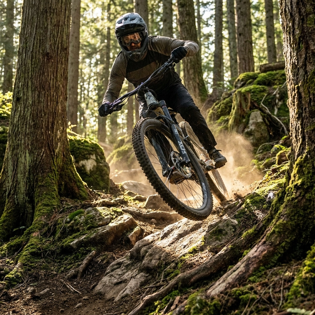 SRAM X-Sync 2 Eagle 30T Boost 3 mm Kettenblatt grau am MTB. Leiser, sicherer Antrieb für anspruchsvolles Gelände.