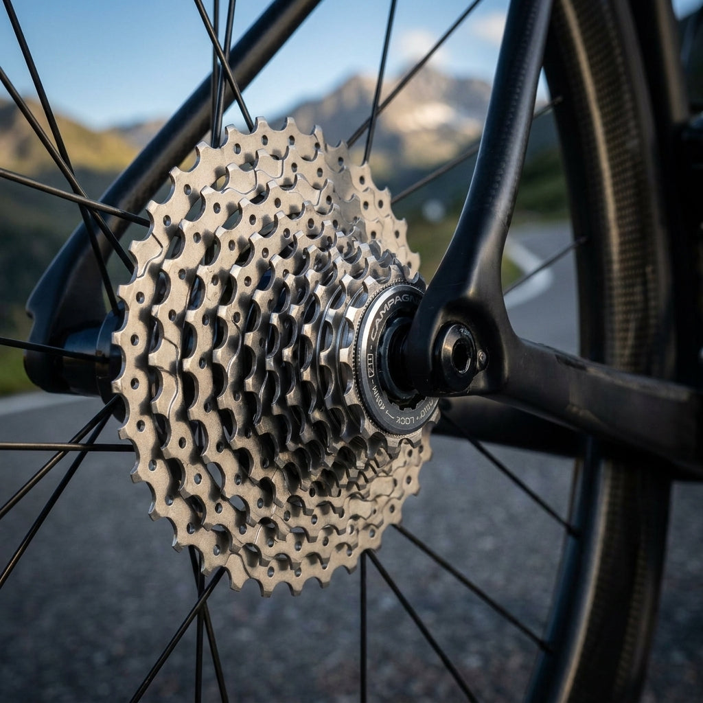 Campagnolo Super Record 12s Zahnkranz Kassette 11-29 Zähne für Rennrad. Hochleistung, Präzision, Leichtbau.