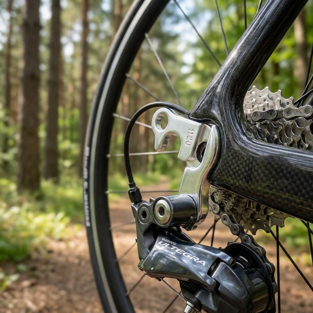 XLC Schaltauge DO-A13 Aluminium für CityTrekking, MTB, Rennrad. Präzise Schaltung, langlebig, einfache Montage.