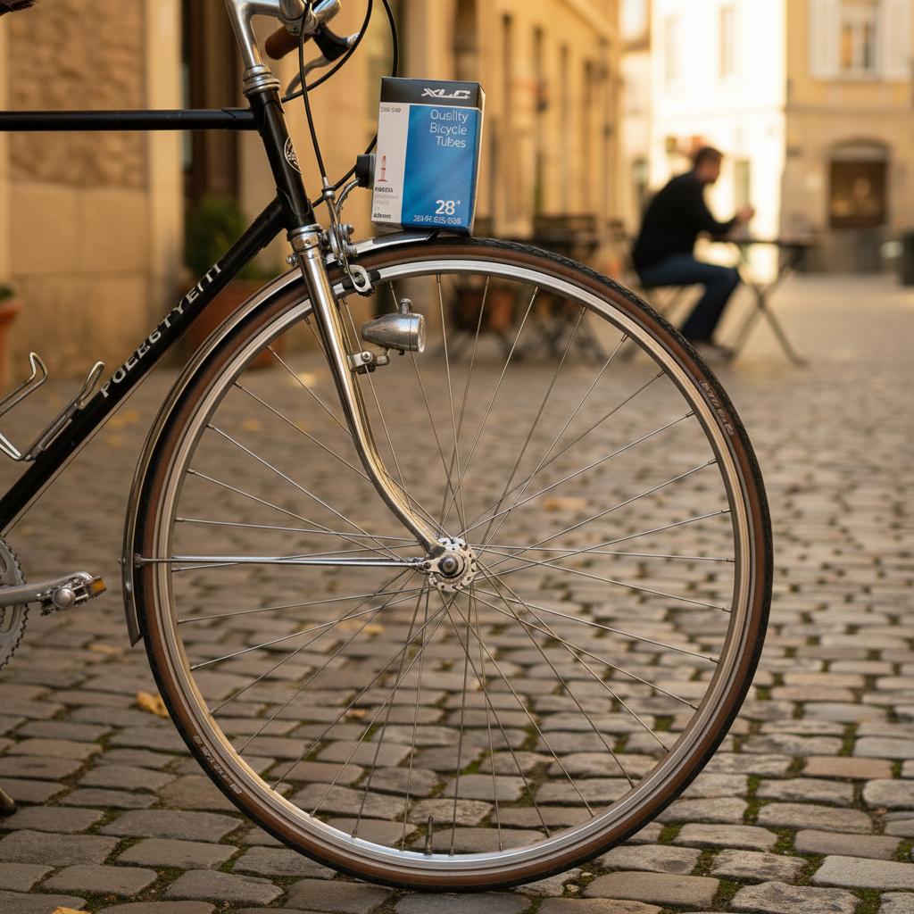 XLC Fahrradschlauch 27/28 x 1 1/8-1.75 28/47-622 SV 48. Zuverlässiger Ersatz für Rennrad und Trekkingrad.