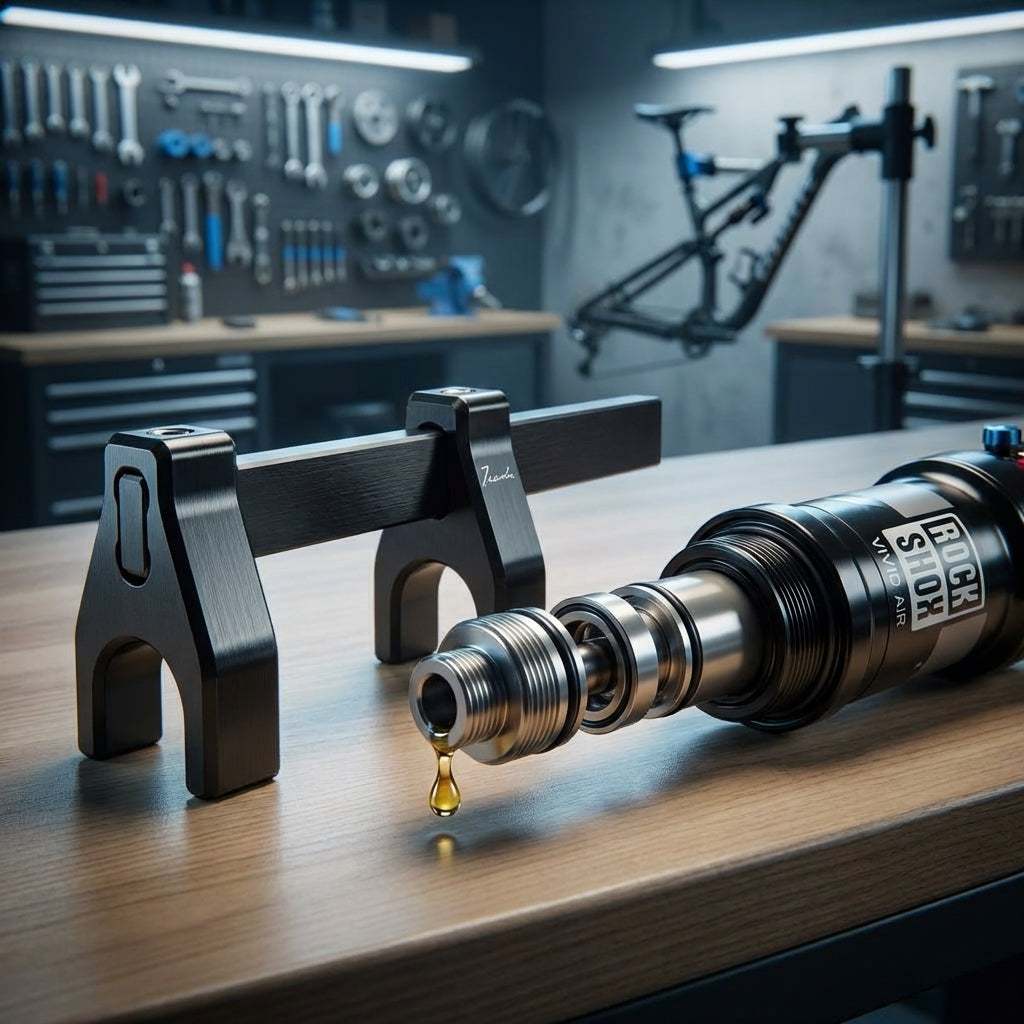 Rockshox Spannwerkzeug für Vivid/Vivid Air Dämpfer zur Fahrradwartung in der Werkstatt.