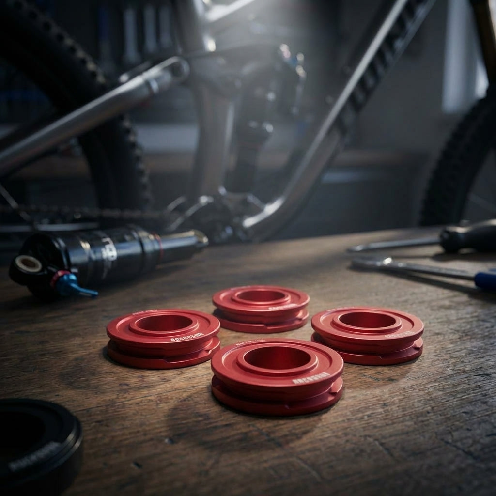 RockShox Dämpfer Volumenspacer Kit für Super Deluxe Air C1 / Deluxe Air C1. Tuning für Mountainbike Federung, 4 Tokens.