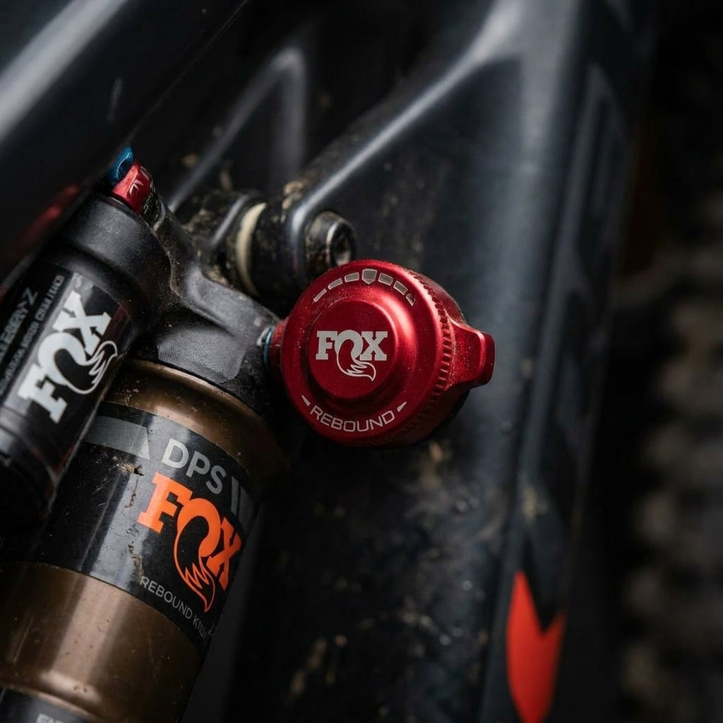 FOX Rebound Knob 2022 DPS Remote LUX WC SH für präzise Zugstufenverstellung am Mountainbike Dämpfer, Original Ersatzteil.