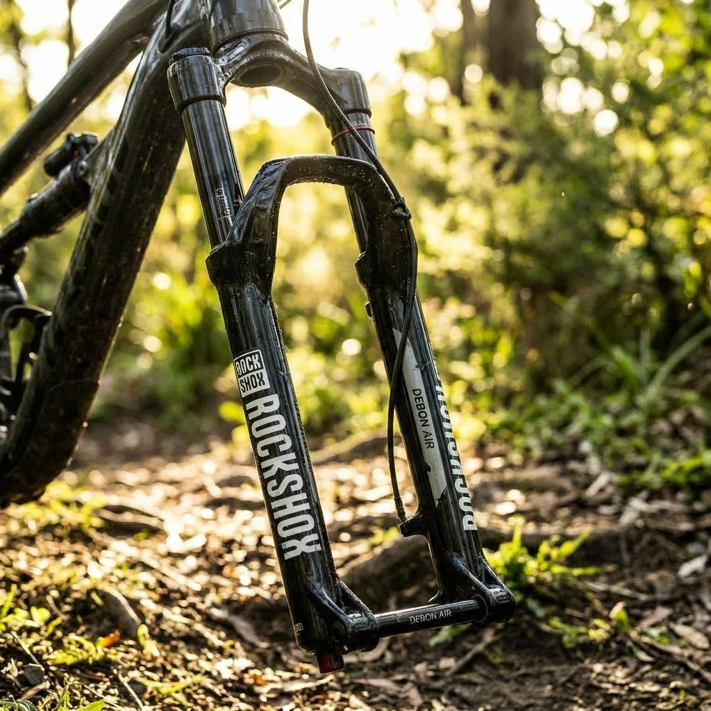 Rockshox Debon Air Gabel CSU Ersatzteil für 27.5/29B Mountainbike. Hochwertige Federgabel für präzise Trail-Performance.