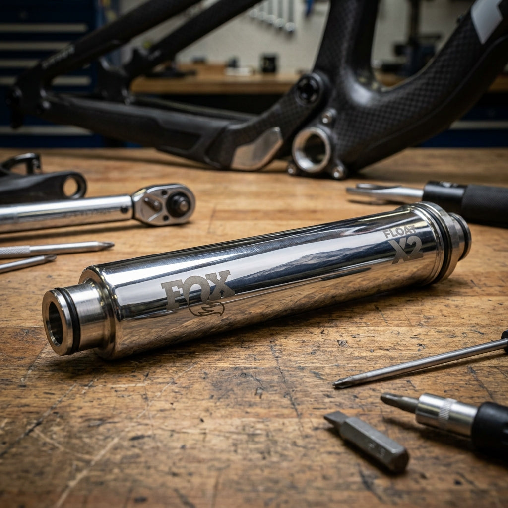 FOX Shaft Float X2 Dämpferkolben aus verchromtem Stahl für MTB Federung. Präzises Ersatzteil für FOX Float X2 Dämpfer.