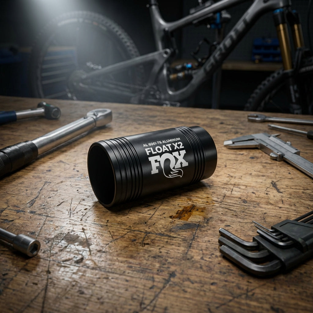 FOX Sleeve für 2019 Float X2 Dämpfer. Präzise MTB Dämpferhülse aus AL 6061-T6. Ersatzteil für Mountainbikes von fahrrad-teile-shop.