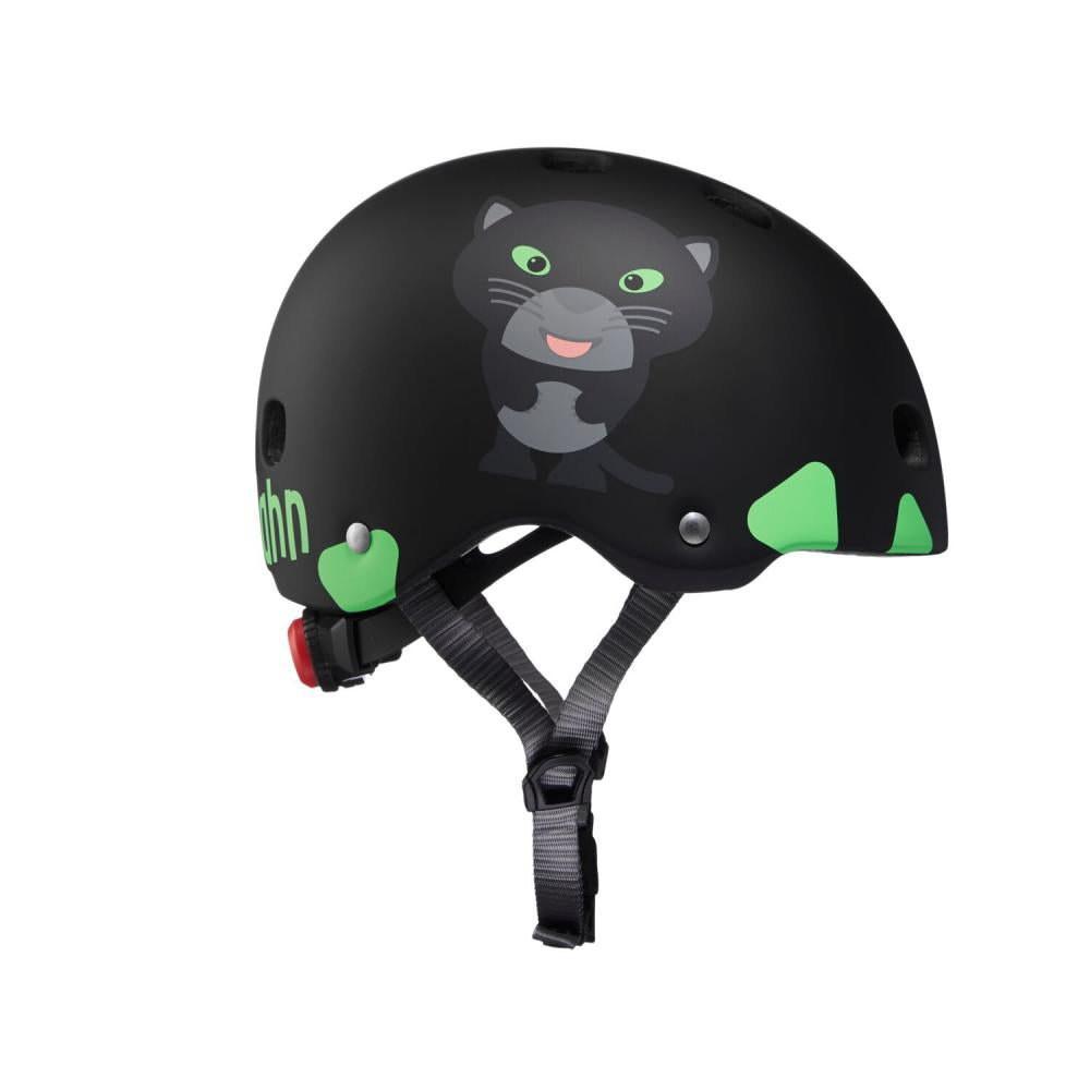AFFENZAHN Micro Helm Panther Schwarz Größe S