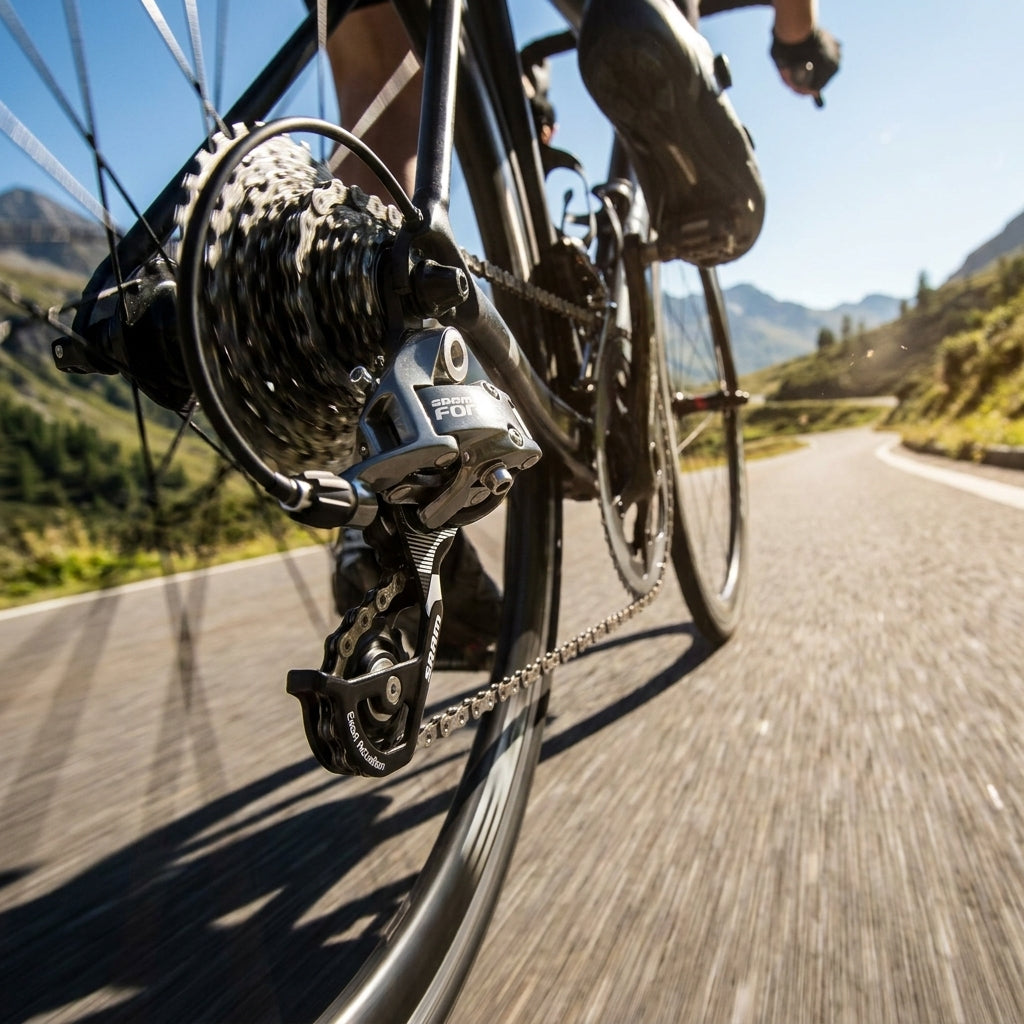 SRAM Force Schaltwerk 10-fach Rennrad kurzer Käfig. Exact Actuation für präzise, schnelle Gangwechsel. Top für Training und Rennen.