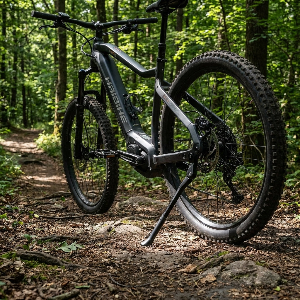 XLC Ständerplatte KS-X06 für Haibike Flyon, HardSeven, Trekking E-Bikes. Stabile Montage, KSA18 Standard, inkl. Schrauben.