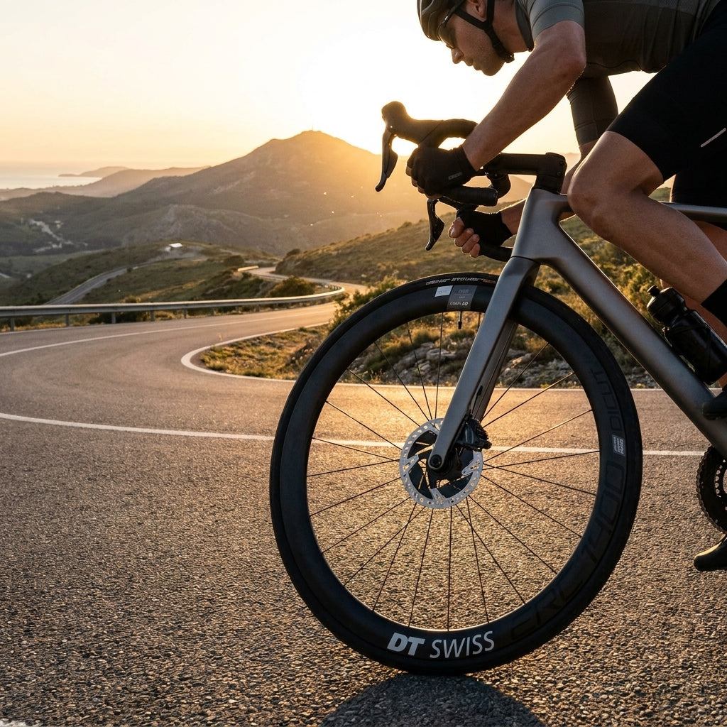 DT Swiss ERC 1400 DICUT Disc Carbon Laufrad, aerodynamisch, leicht, Endurance Rennrad, Komfort.
