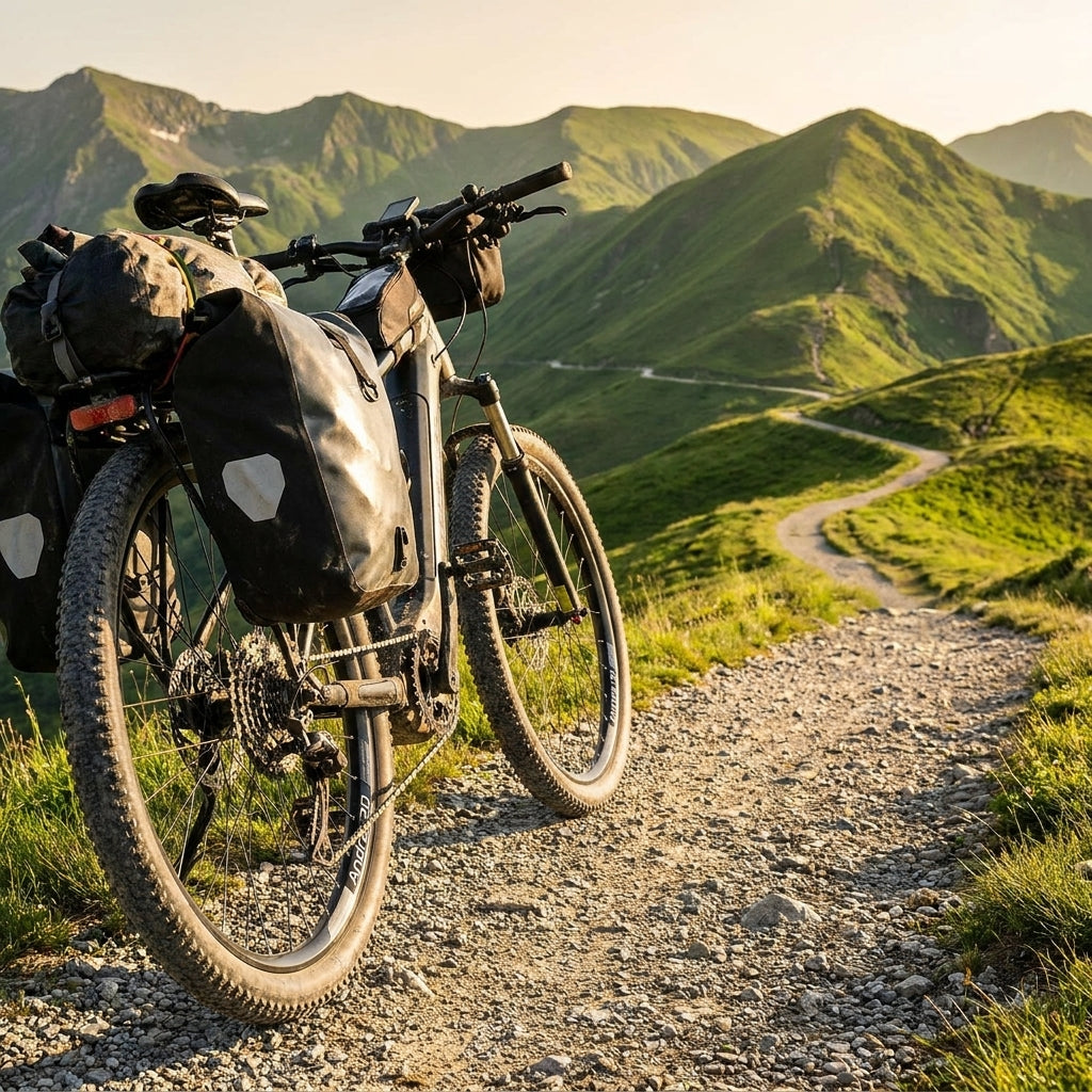 Schwarze Ryde Andra 30 Felge für E-Bike und Reiserad. Robuste 28 Zoll Fahrradfelge, ideal für Touring, City und Abenteuer.