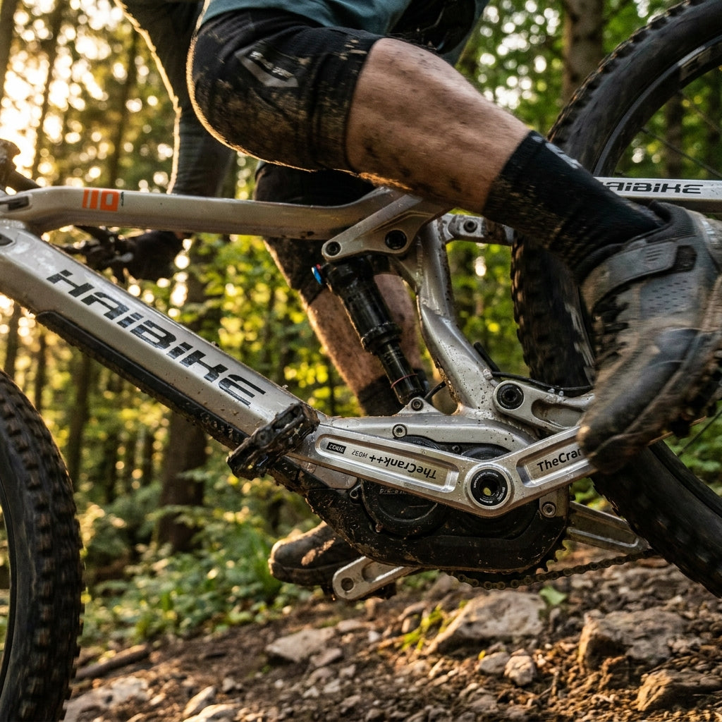 Haibike TheCrank++ HB32 Kurbelset 165mm ISIS für E-Bike & MTB. Robustes Fahrradteil, hohe Leistung & Präzision.